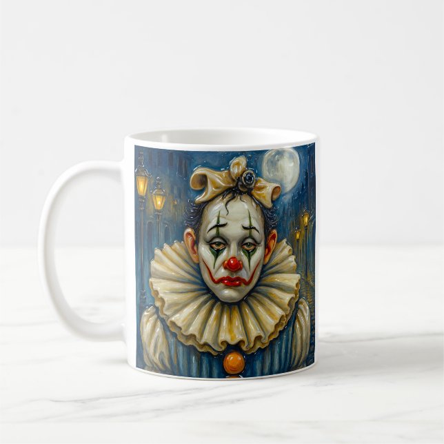Melancholy Clown Kaffeetasse (Links)