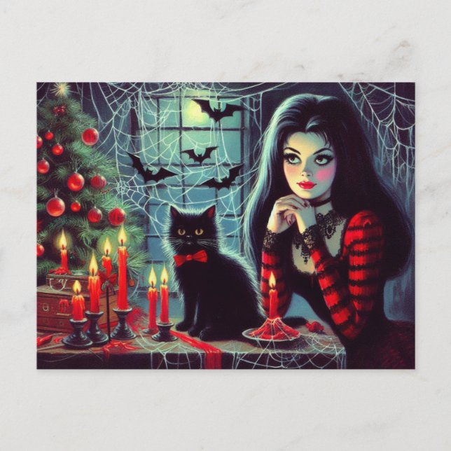 Melancholy Holidays Postkarte (Vorderseite)