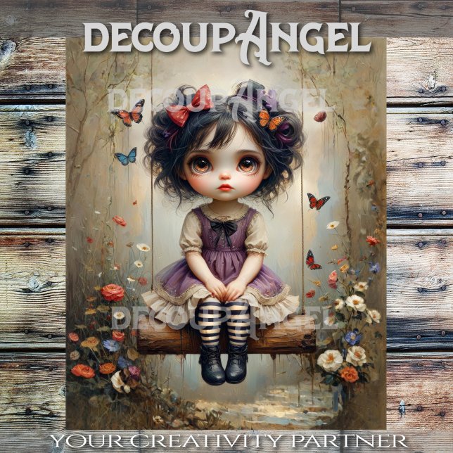 Melancholy Magic Decoupage Seidenpapier (Von Creator hochgeladen)