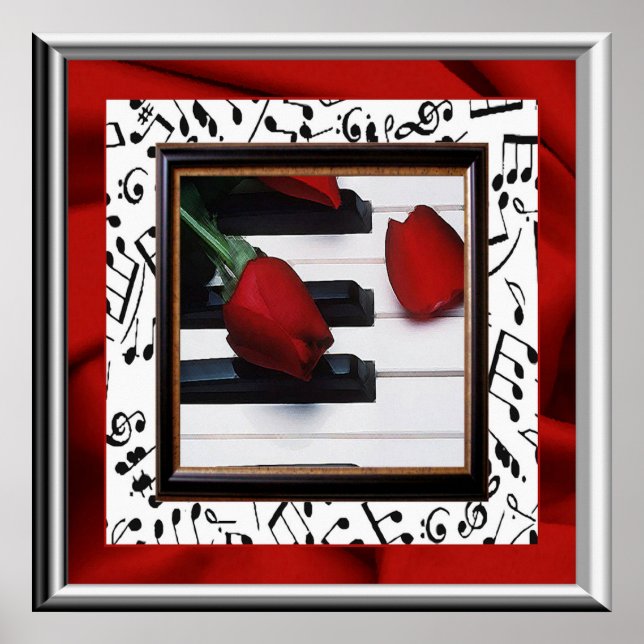Melancholy Music and Rose Poster (Vorne)