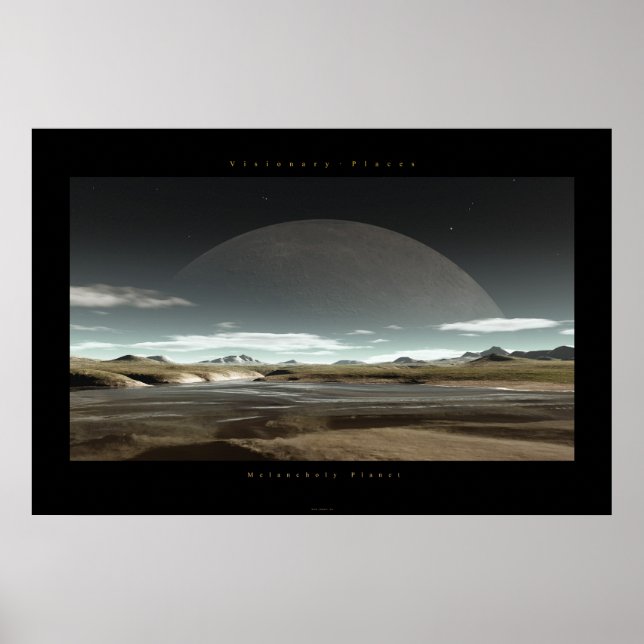 Melancholy Planet Poster (Vorne)