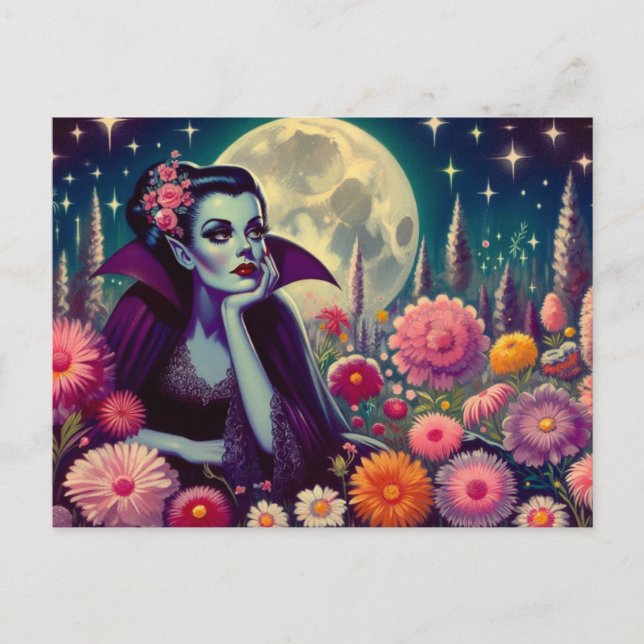 Melancholy Vampire Postkarte (Vorderseite)