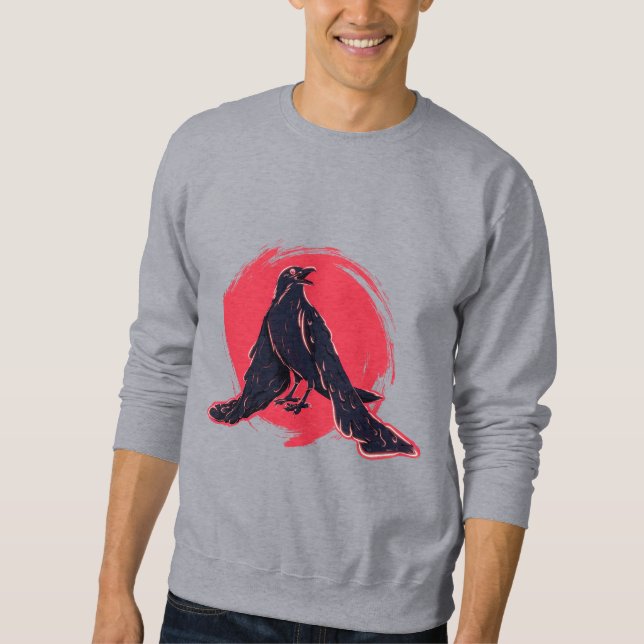 Melancholy x Raven Sweatshirt (Vorderseite)