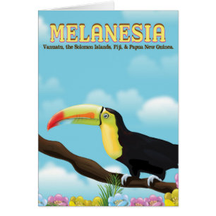 Melanesia Toucan Reiseplakat