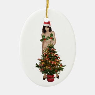 MELANIA, der Weihnachtsmann Keramikornament
