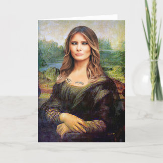 Melania Lisa Politisch inkorrekte Geburtskarte Karte