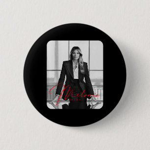Melania Trump - Foto der First Lady Inauguration 2 Button
