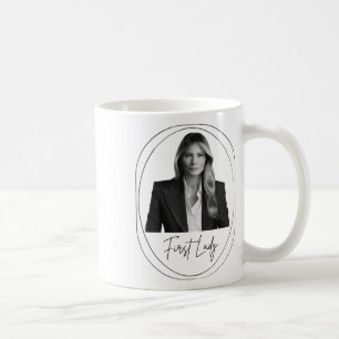 Melania Trump - Foto zur Einweihung der First Lady Kaffeetasse
