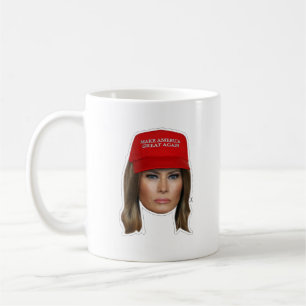 Melania Trump MAGA Weihnachten Kaffeetasse