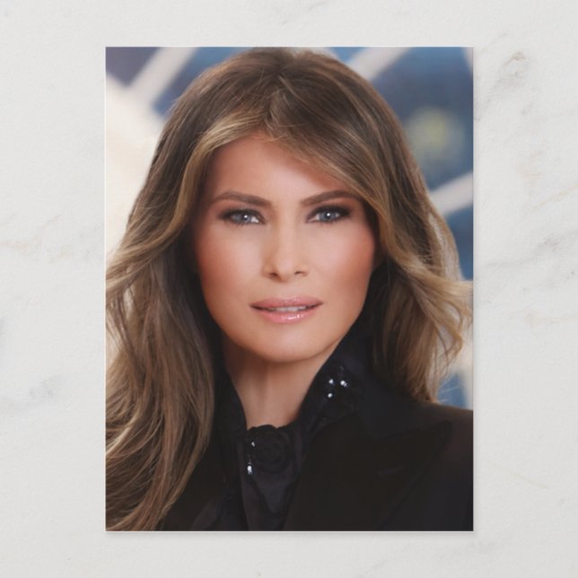 Melania Trump Offizielles Foto im Weißen Haus Postkarte (Vorderseite)