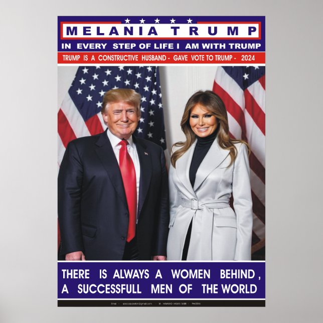 Melania trump poster (Vorne)