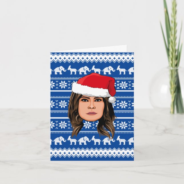MELANIA TRUMP Weihnachten Karte (Vorderseite)