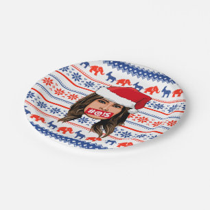 MELANIA TRUMP Weihnachten Pappteller