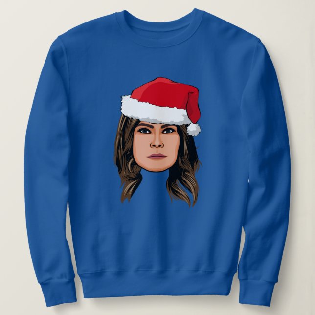 MELANIA TRUMP Weihnachten Sweatshirt (Design vorne)