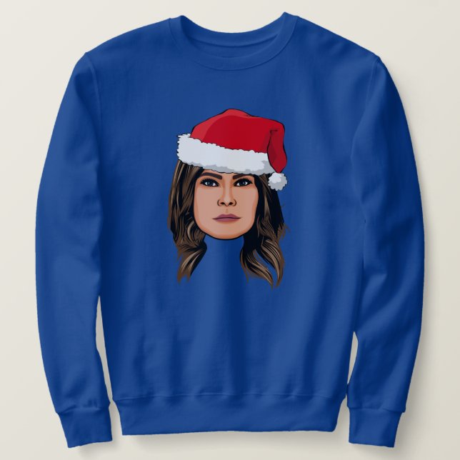 MELANIA TRUMP Weihnachten Sweatshirt (Design vorne)