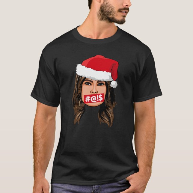 MELANIA TRUMP Weihnachten T-Shirt (Vorderseite)