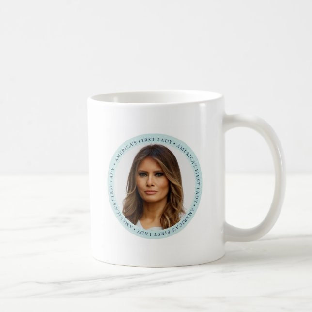 Melania-TRUMPF erste Dame Mug Kaffeetasse (Rechts)
