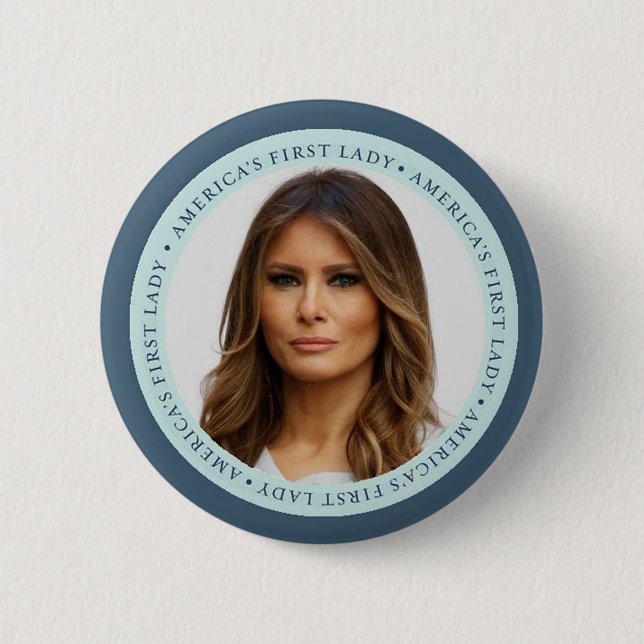Melania-TRUMPF First Lady-Knopf Button (Vorderseite)