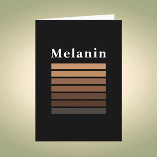 Melanin African American Black History Montag Karte