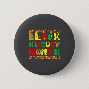 Melanin afrikanische Wurzeln Schwarze Geschichte M Button