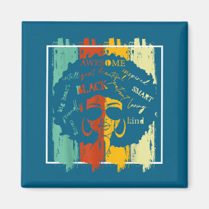 Melanin Afro Amerikanischer Schwarzer Geschichtsmo Magnet