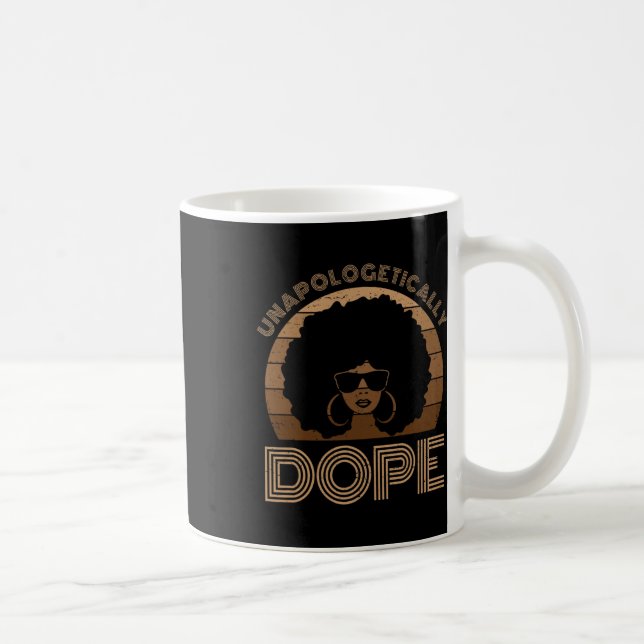 Melanin Afro Queen Black Kaffeetasse (Rechts)