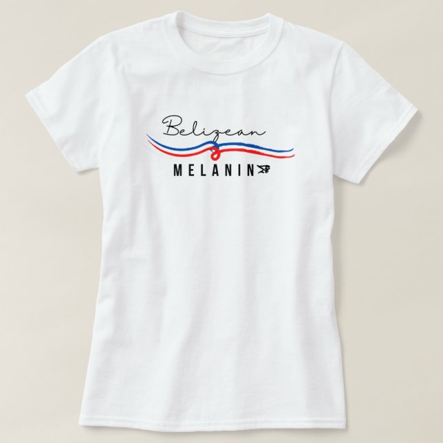 Melanin Belizean Origin T-Shirt (Design vorne)