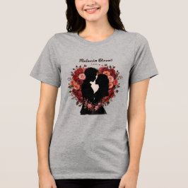 MELANIN BLOOMS LIEBE VALENTINE Tri-Blend SHIRT