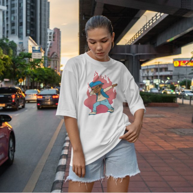 Melanin Boy Dabbing T-Shirt (Von Creator hochgeladen)