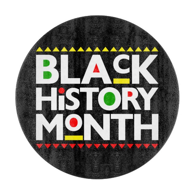 Melanin Bruh Sista King Queen Schneidebrett (Vorderseite)