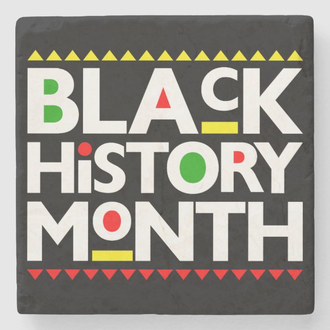 Melanin Bruh Sista King Queen Steinuntersetzer (Vorderseite)