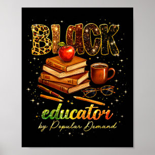 Melanin-Buch Schwarzer Monat zur Ehrung der Vergan Poster