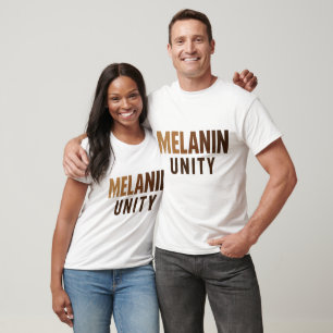 Melanin-Einheit – Tröpfelnde Farbtöne der Stärke T-Shirt