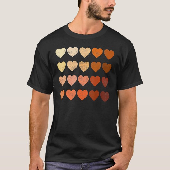 Melanin Heart Black History Monte Black Pride Wome T-Shirt (Vorderseite)