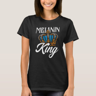 Melanin King African American Heritage Afro Americ T-Shirt