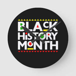 Melanin King Queen Sista Bruh Runde Wanduhr