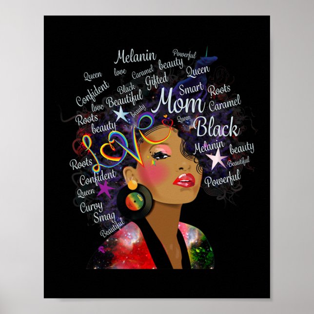 Melanin Mama Juneteenth Poster (Vorne)