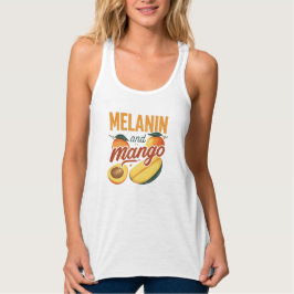 "Melanin & Mango" Black Heritage Summer Tank Top