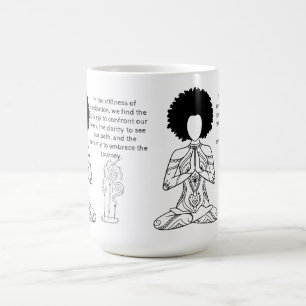 Melanin Meditation Motivierend Zitat Kaffeetasse