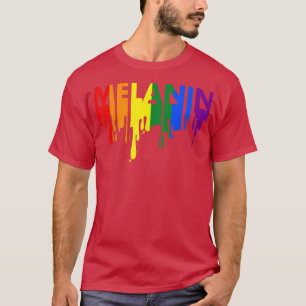 Melanin Melting Rainbow Gay Pride LGBT Monat T-Shirt