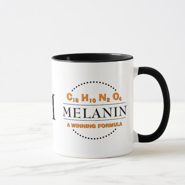 MELANIN Monogramm Tasse (Rechts)