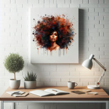 Melanin Muse Abstrakt Elegance