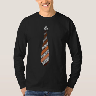 Melanin Neck Tie Black History Afro African Pride  T-Shirt