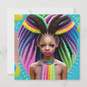 Melanin Oster Rainbow Spring Sista Girl Karte