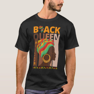Melanin Queen African American Strong Black Natura T-Shirt