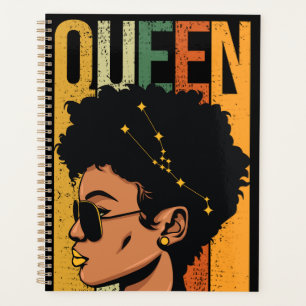 Melanin Queen Black Girl Magic African Sista Liebe Planer