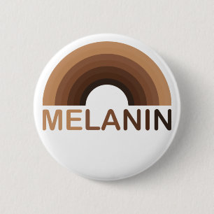 Melanin Regenbogenschwaden Button