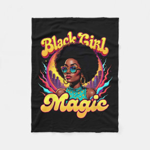 Melanin Schwarze Geschichte Monat Frauen Schwarze Fleecedecke