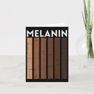 Melanin Shades Black Lives History African Pride B Karte