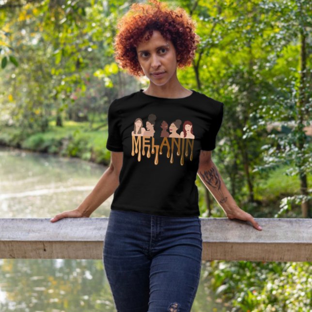 Melanin-Shades | Ermächtigung der Frau T-Shirt (Von Creator hochgeladen)